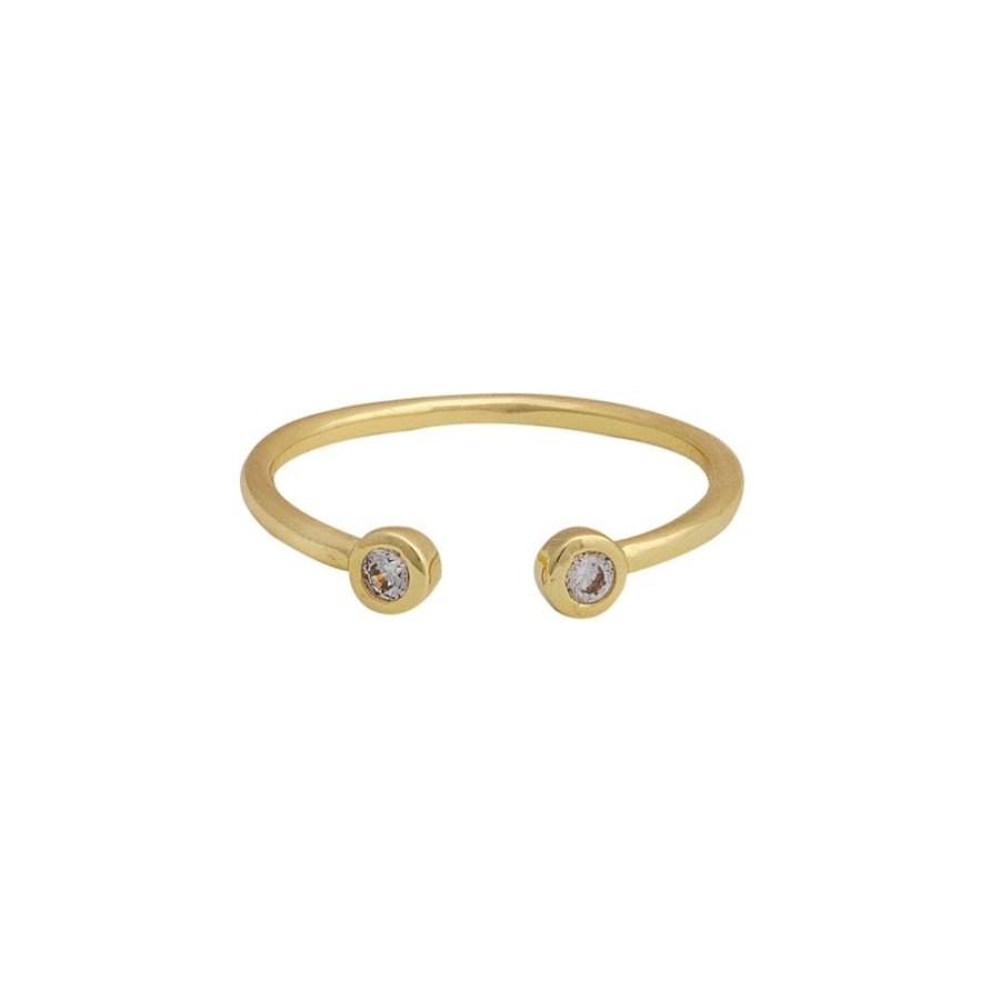 Anillos noa joyas | Anillo Twin Bano De Oro