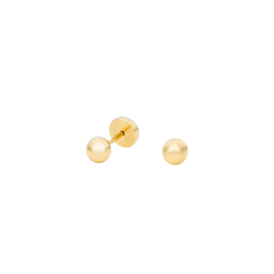 Abridores noa joyas | Aros Abridores De Bebe Bolita 18K