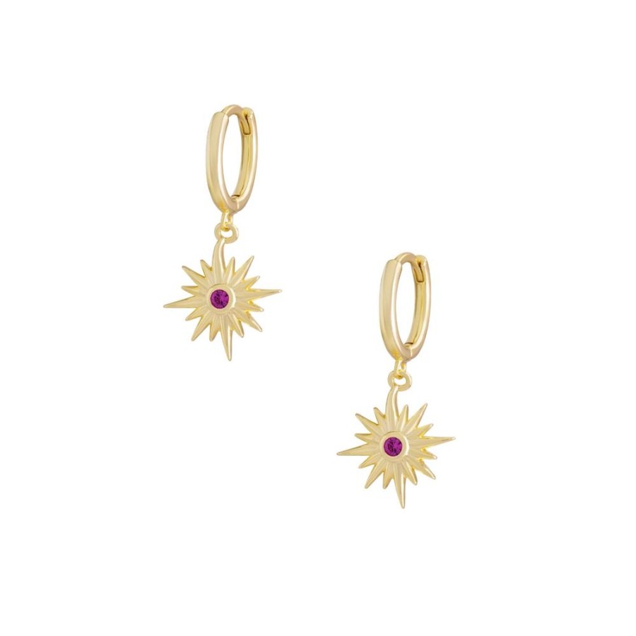 Aros noa joyas | Argollas Olimpia Rose Bano De Oro