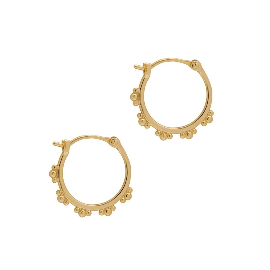 Aros noa joyas | Argollas Candy Bano De Oro