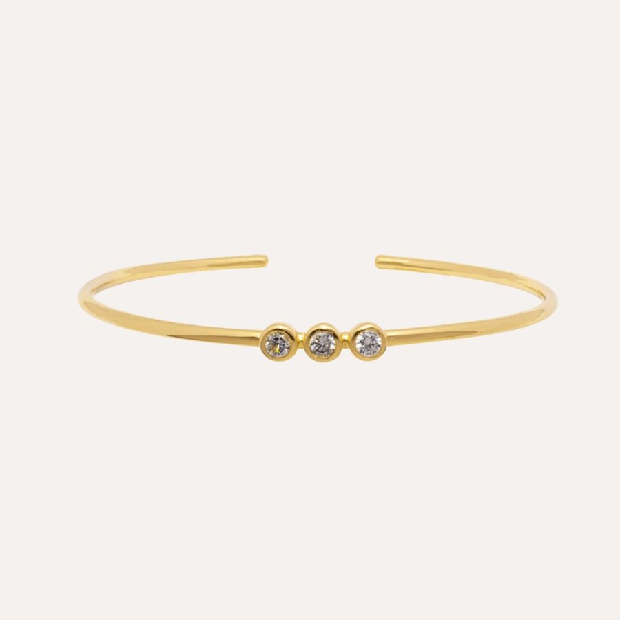 Pulseras noa joyas | Esclava Jazzy Bano De Oro