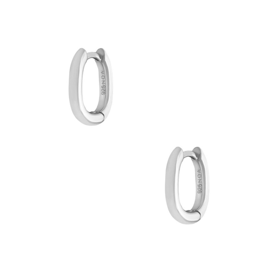 Aros noa joyas | Argollas Essential Plata