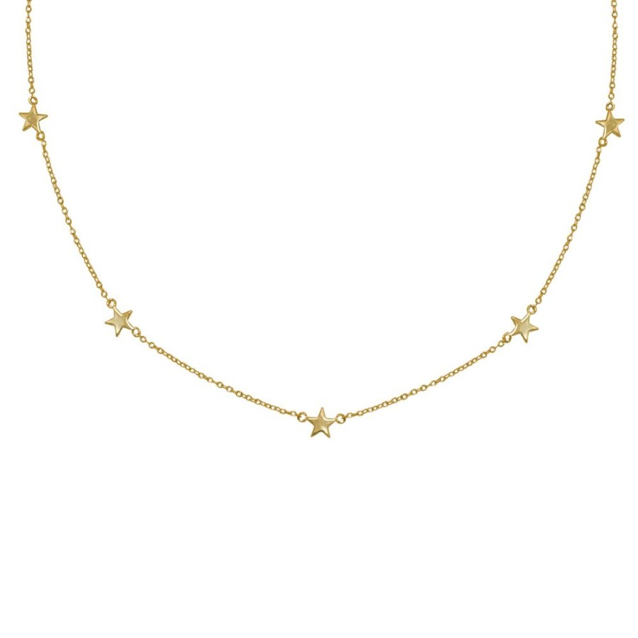 Collares noa joyas | Collar Kaily Star Bano De Oro