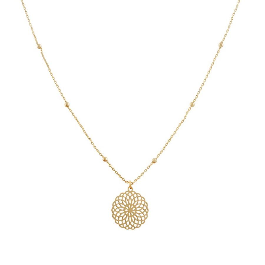 Collares noa joyas | Collar Mandala Bano De Oro