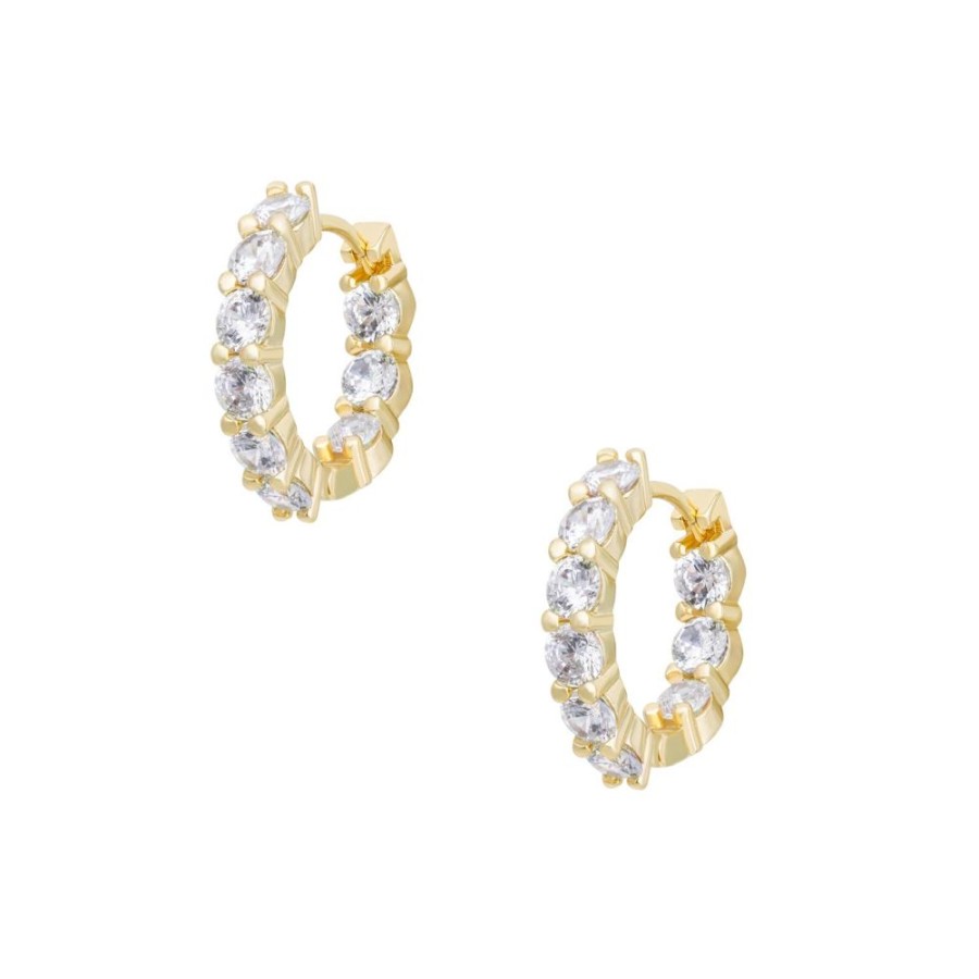 Aros noa joyas | Argollas Milano Bano De Oro