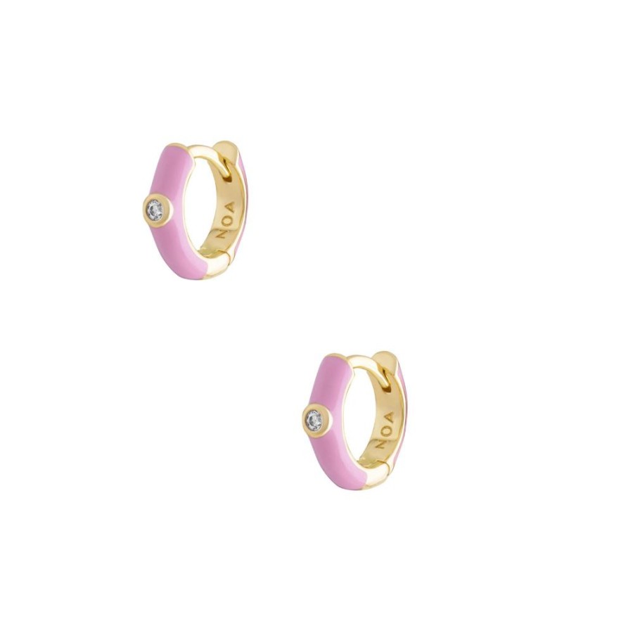 Aros noa joyas | Argollas Any Rose Bano De Oro