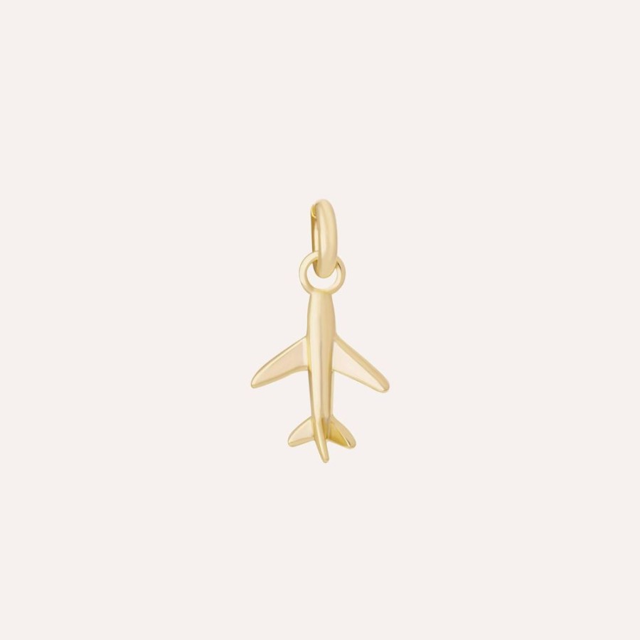 Collares noa joyas | Charm Plane Bano De Oro