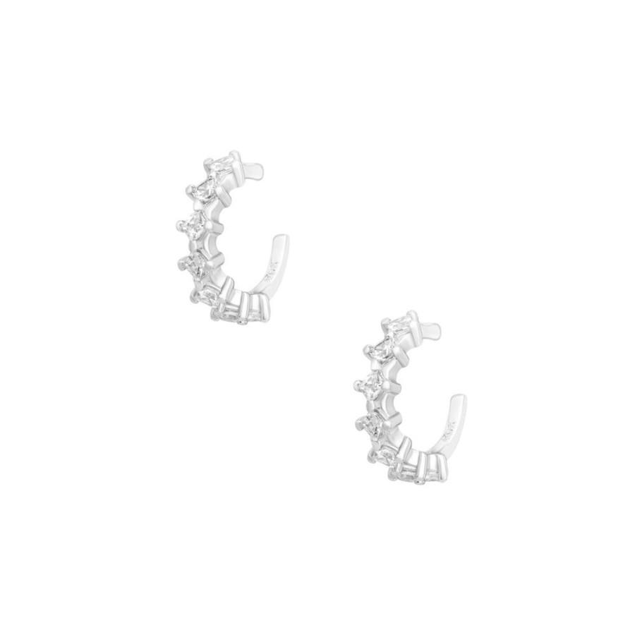 Aros noa joyas | Ear Cuffs Helio Plata