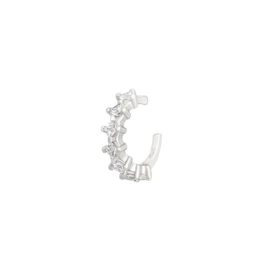 Aros noa joyas | Ear Cuff Helio Plata