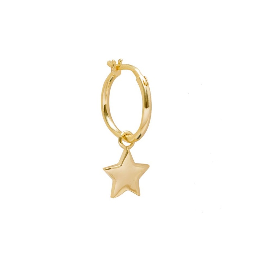 Aros noa joyas | Piercing Star Bano De Oro