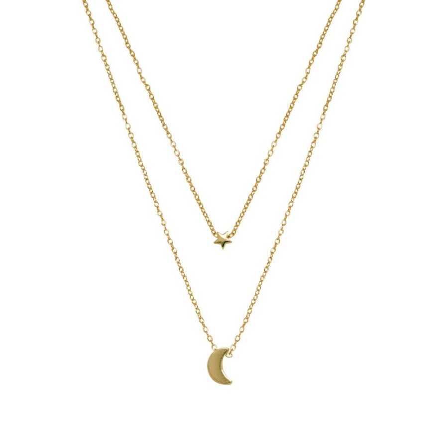 Collares noa joyas | Collar Double Jazz Bano De Oro