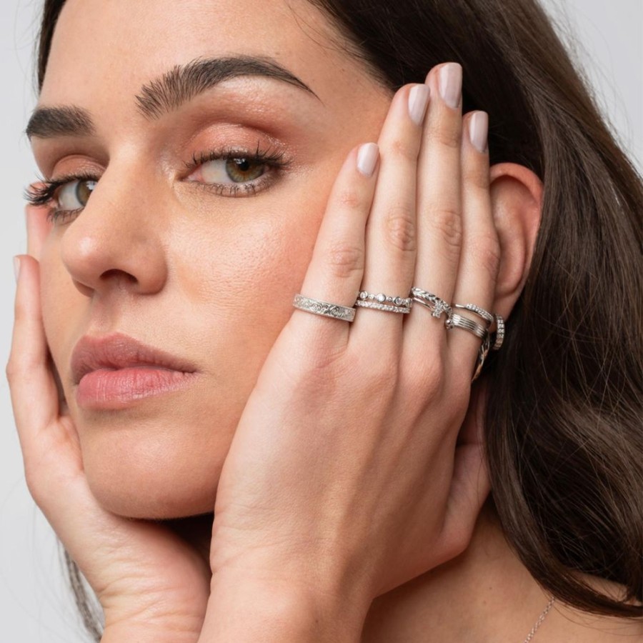 Anillos noa joyas | Anillo Meg Plata