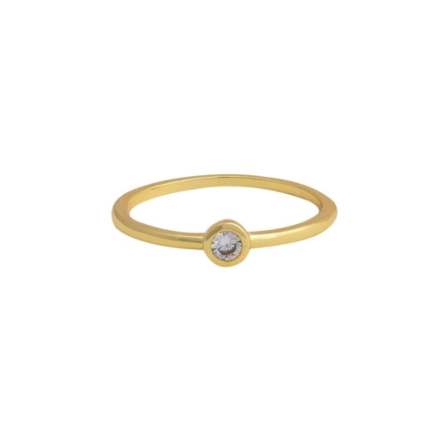 Anillos noa joyas | Anillo Shine Bano De Oro