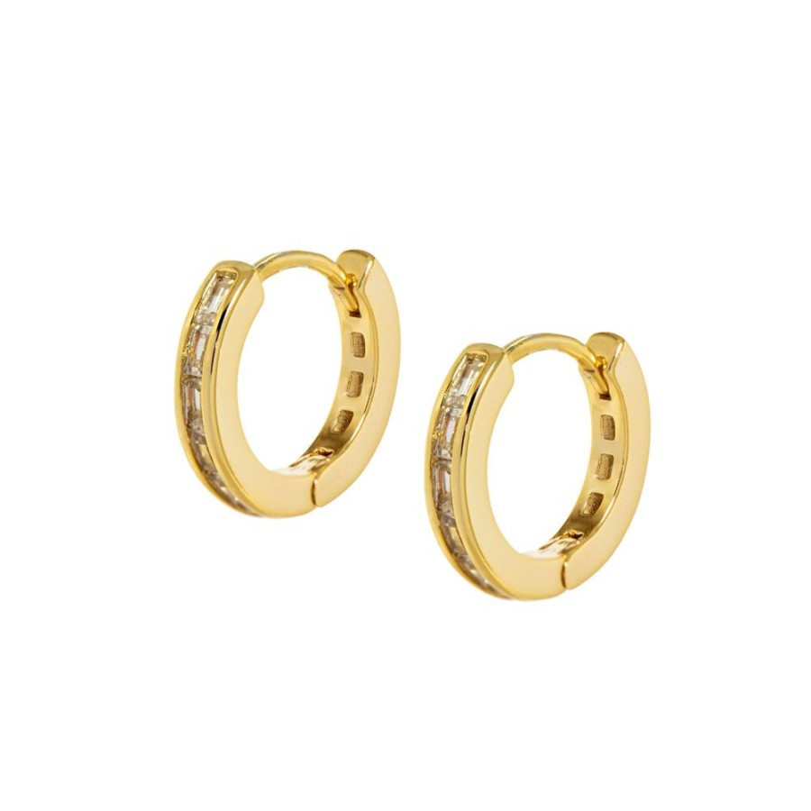 Aros noa joyas | Argollas Adele Bano De Oro