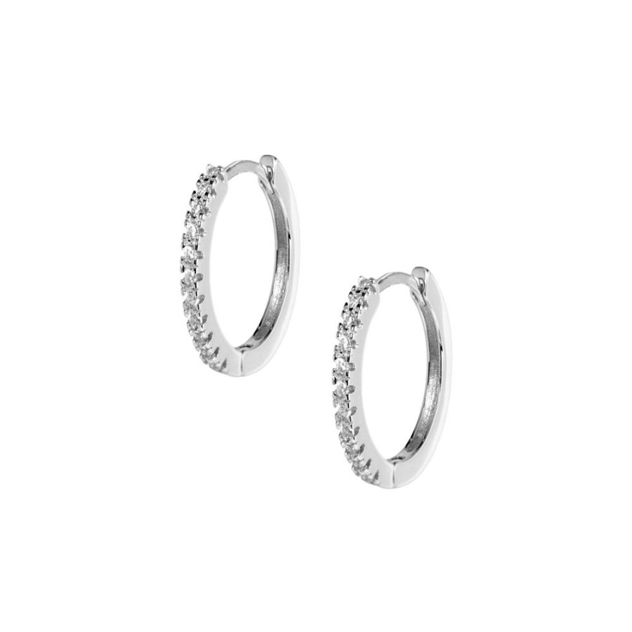 Aros noa joyas | Argollas Swift Plata 16 Mm