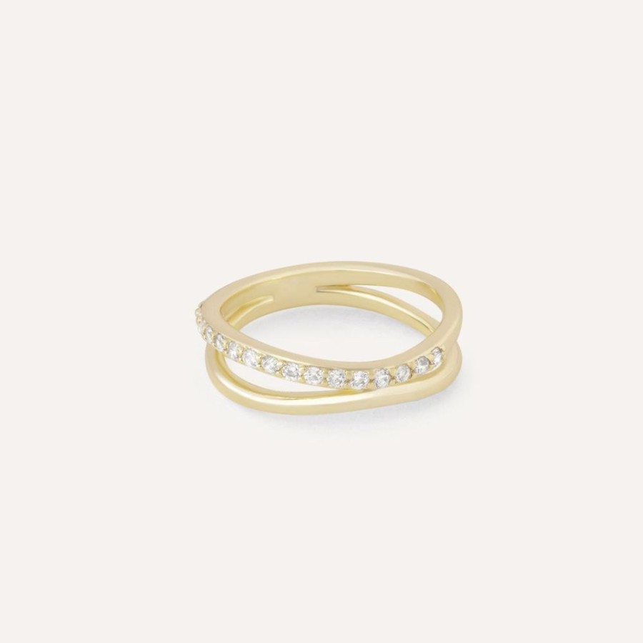 Anillos noa joyas | Anillo Willow Bano De Oro