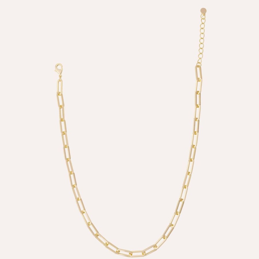 Collares noa joyas | Collar Chocker Poise Bano De Oro