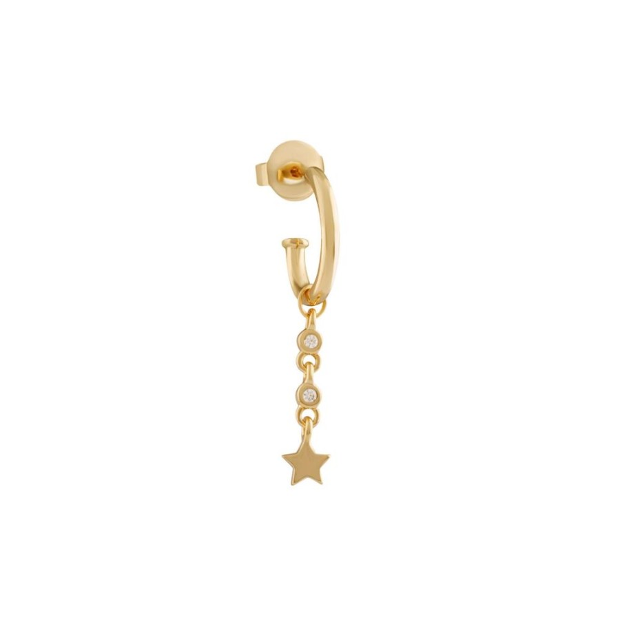 Aros noa joyas | Piercing Cascada Star Bano De Oro