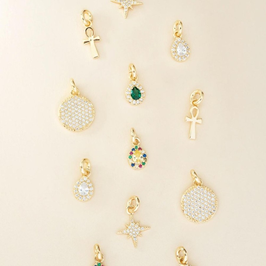 Collares noa joyas | Charm Estrella Madi Bano De Oro