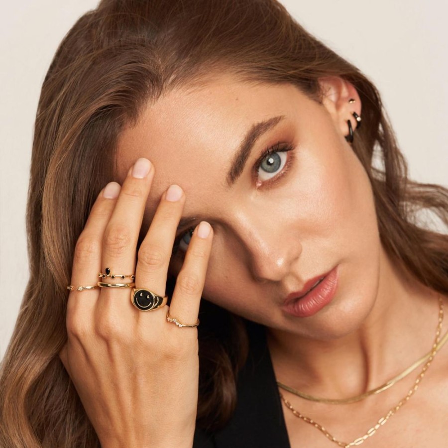 Anillos noa joyas | Anillo Lauren Bano De Oro