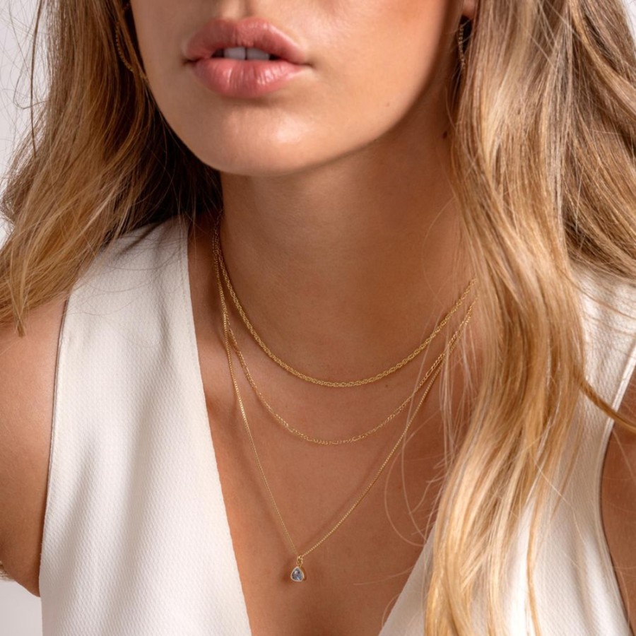 Collares noa joyas | Collar Coline Bano De Oro