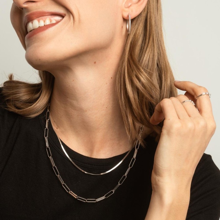 Collares noa joyas | Collar Riam Plata