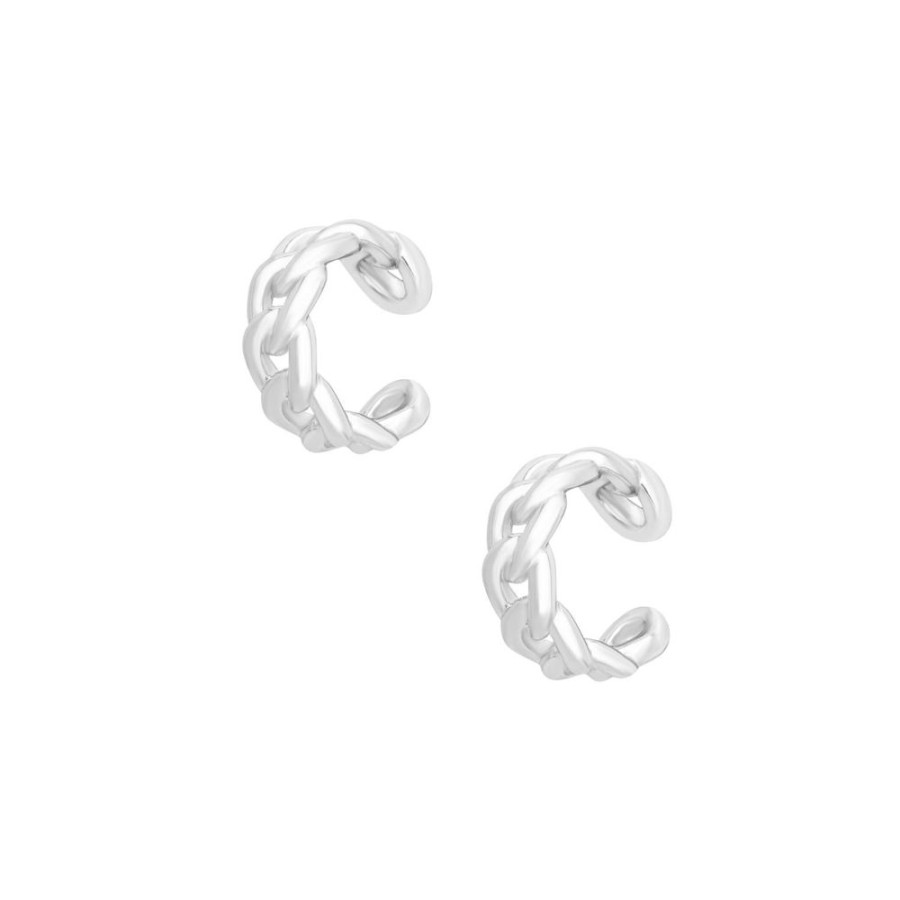 Aros noa joyas | Ear Cuffs Chain Plata