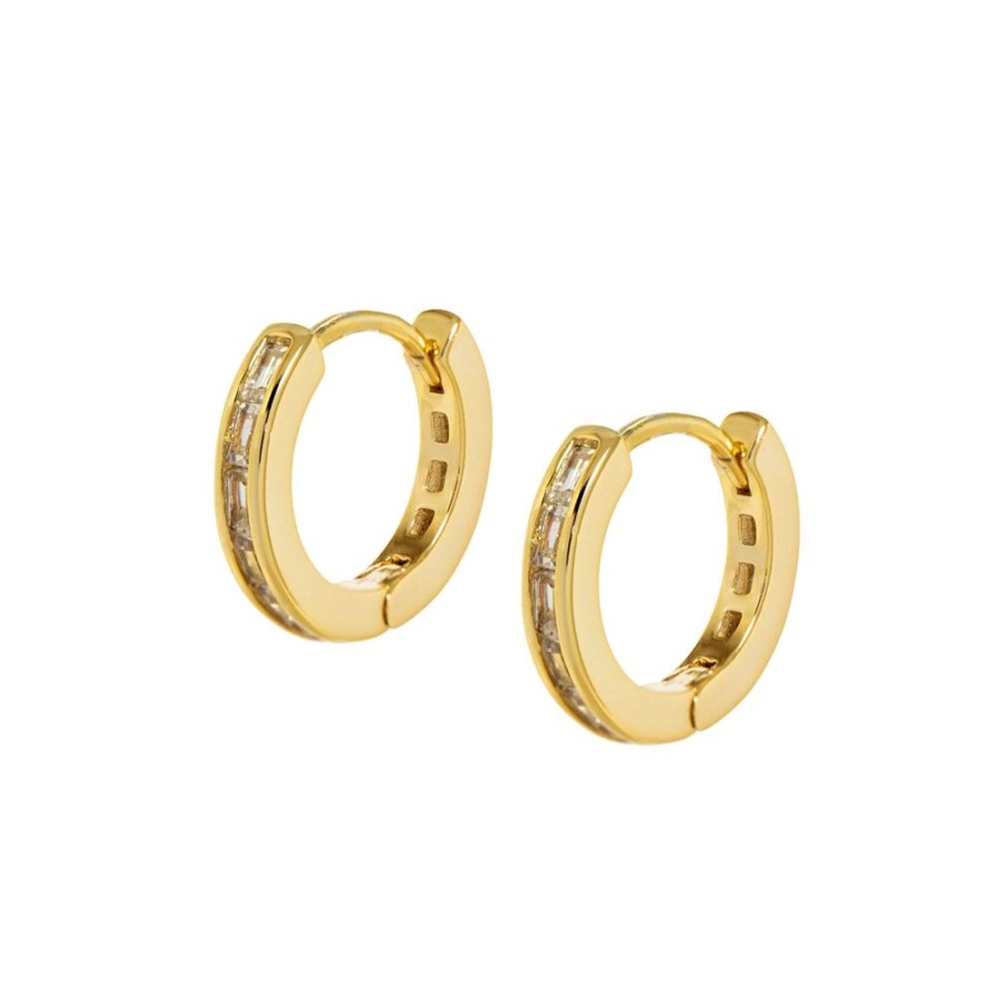 Aros noa joyas | Argollas Adele Bano De Oro