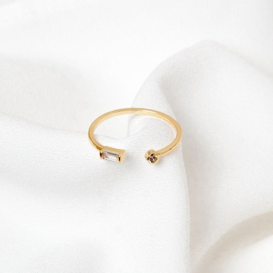 Anillos noa joyas | Anillo Olivia Bano De Oro