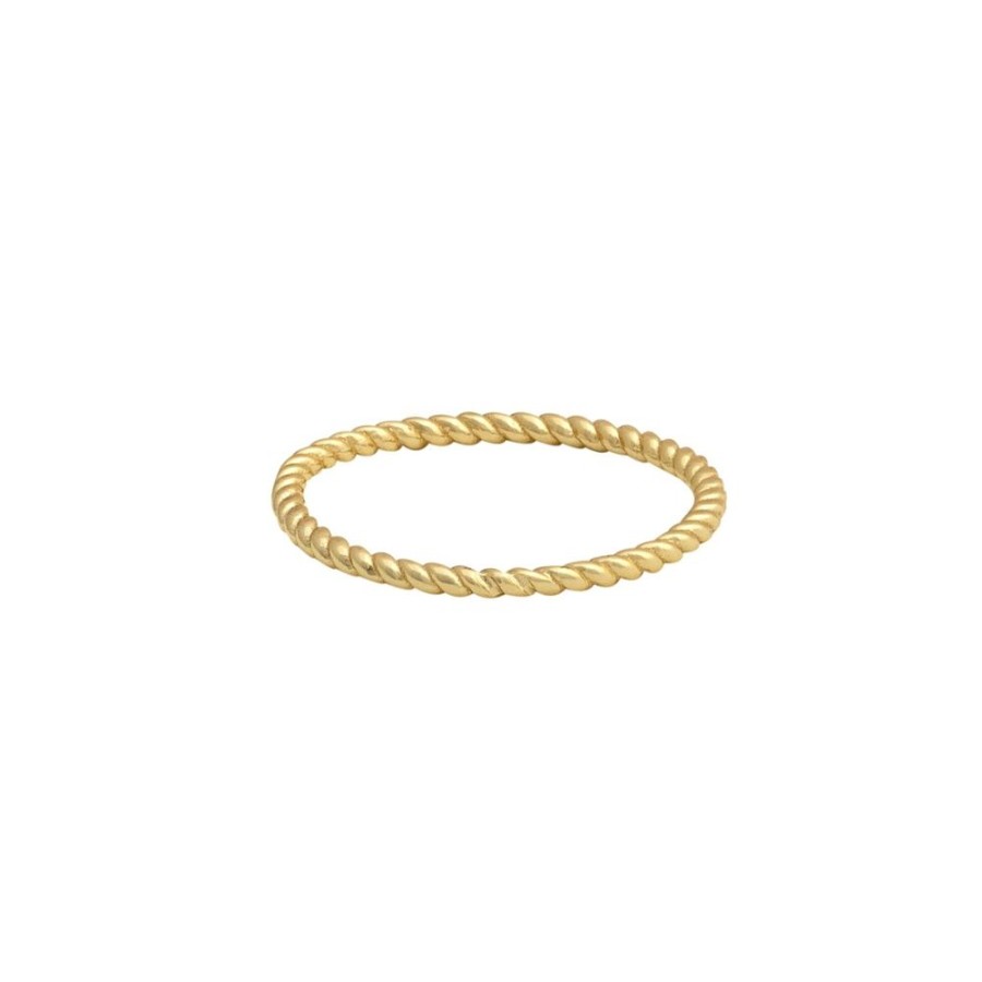 Anillos noa joyas | Anillo Twist Bano De Oro