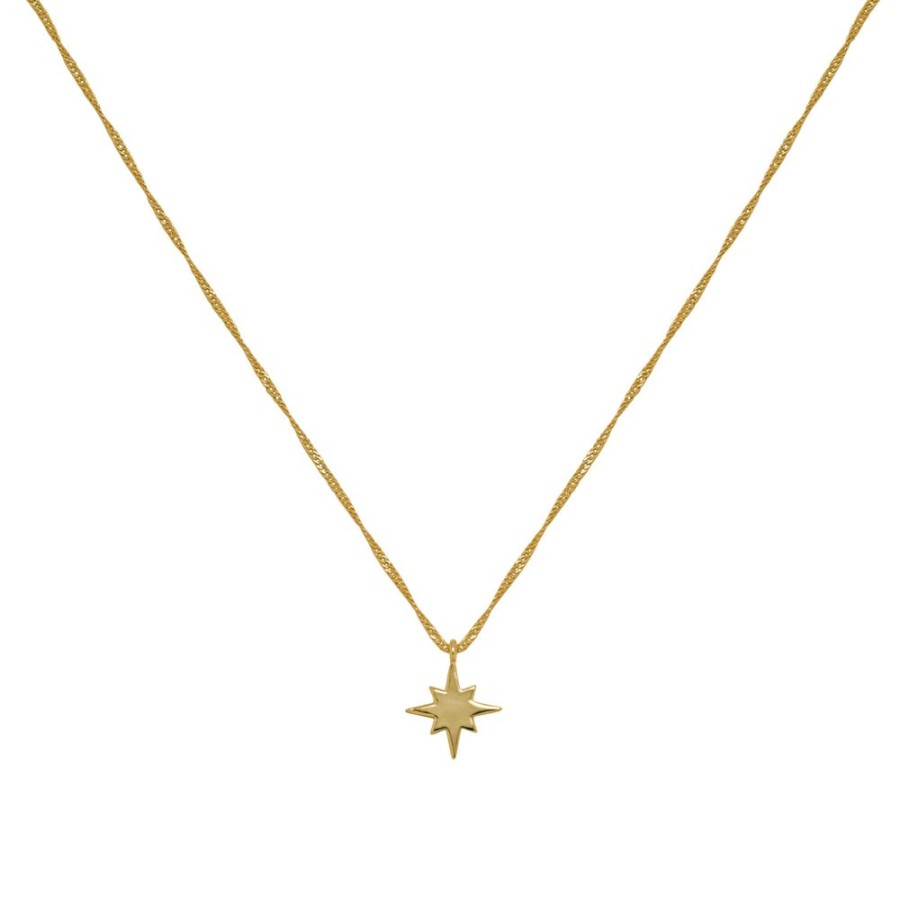 Collares noa joyas | Collar Shooting Star Bano De Oro