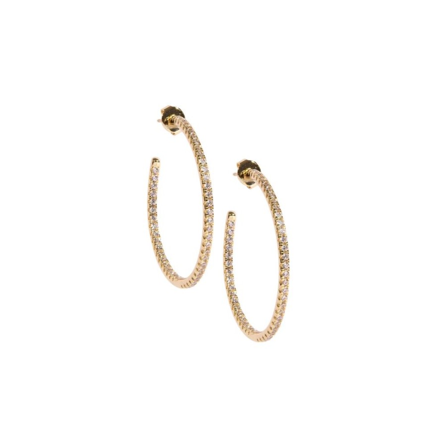 Aros noa joyas | Argollas White Gold Bano De Oro