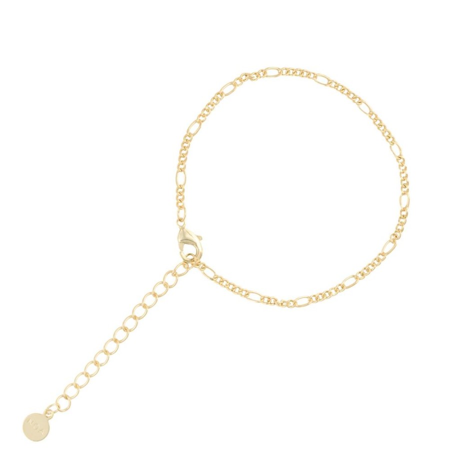 Collares noa joyas | Pulsera Noir Bano De Oro