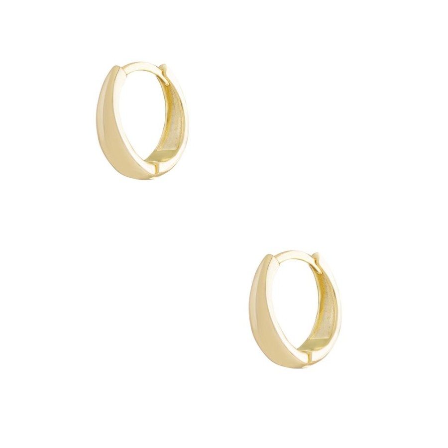 Aros noa joyas | Argollas Must Bano De Oro