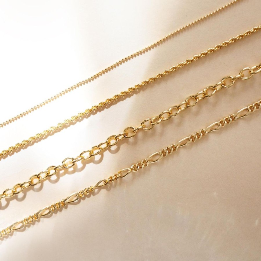 Collares noa joyas | Collar Thin Ball Bano De Oro